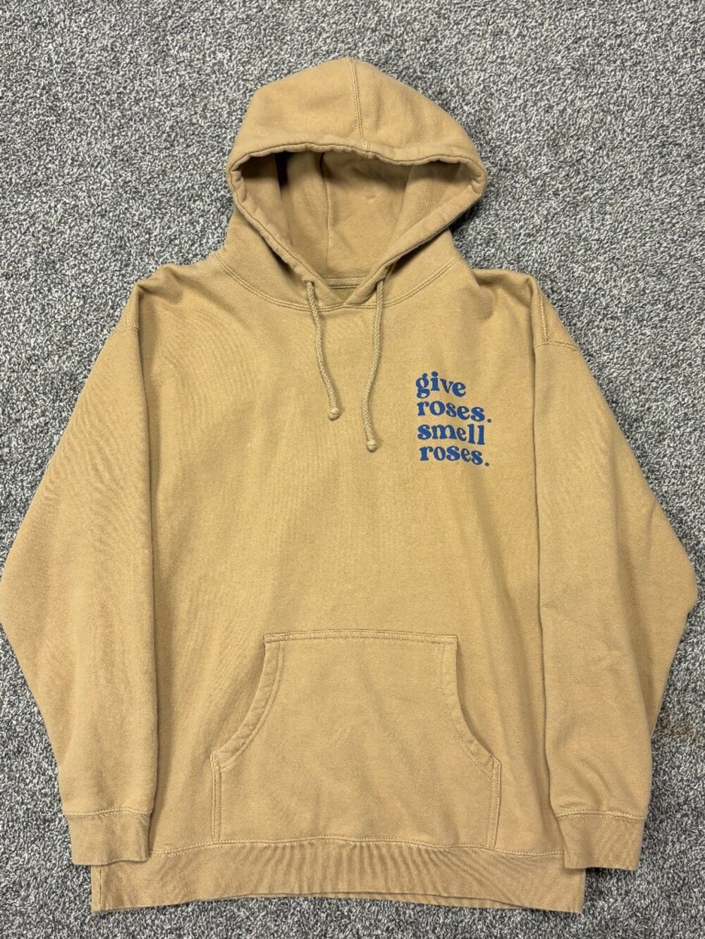 Grateful Apparel Give Roses Smell Roses Hoodie, Size XL